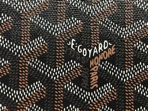 goyard synthetic leather fabric|goyard brand.